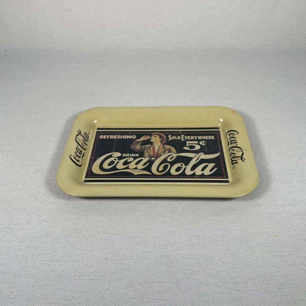 80年代 コカコーラ トレイ 80s Coca Cola Mini Tin Tray アンティーク