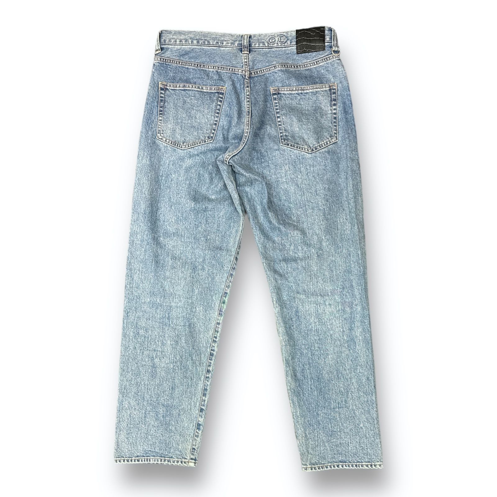 定価42900円 uniform experiment 23AW WASHED DENIM WIDE PANTS