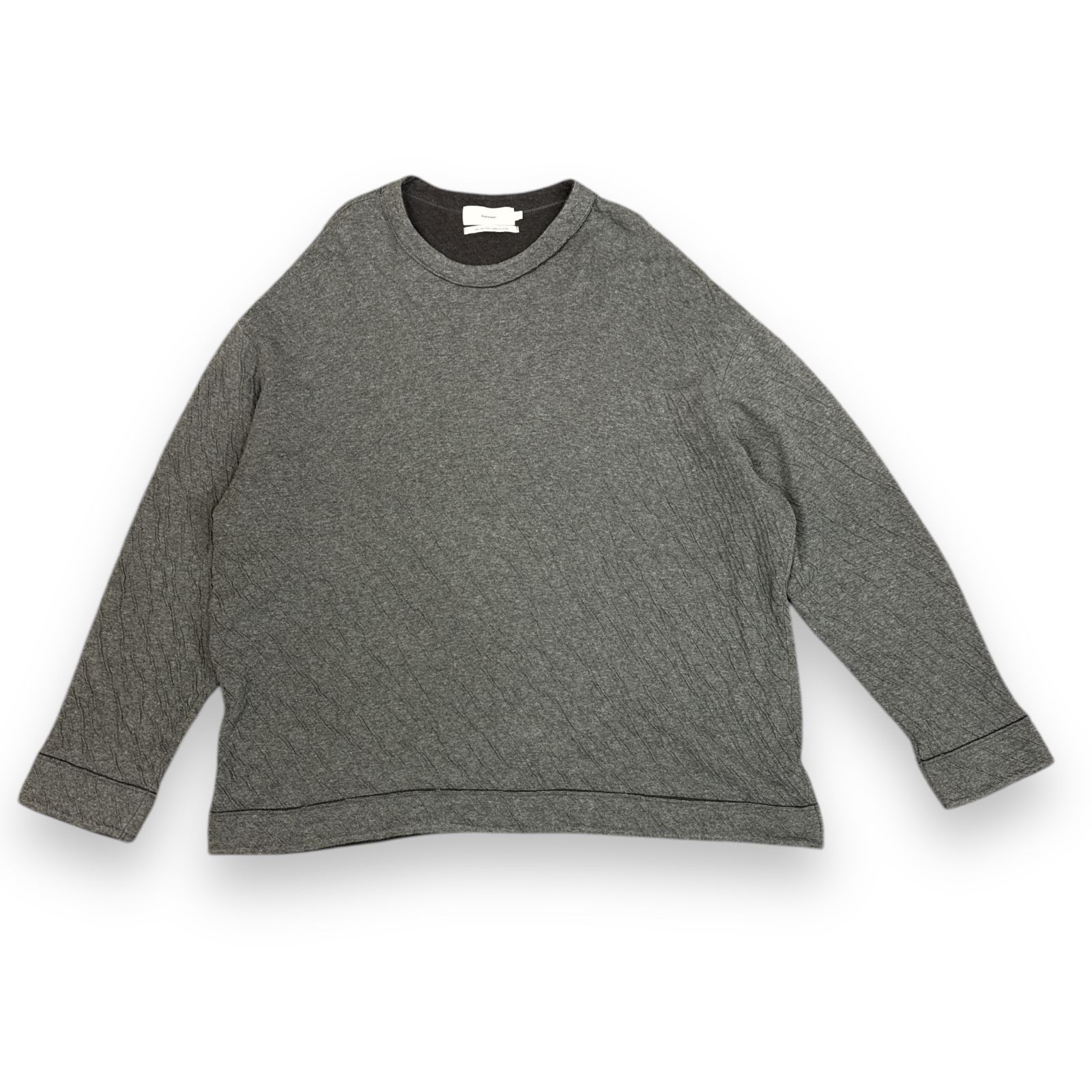 Graphpaper 24SS Double Face Jersey L/S Crew Neck ダブルフェイス