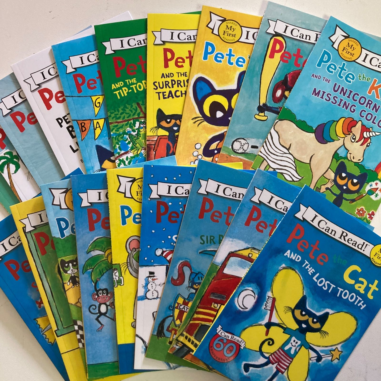 I Can Read Pete the Cat Beginning Reading Six Book Set