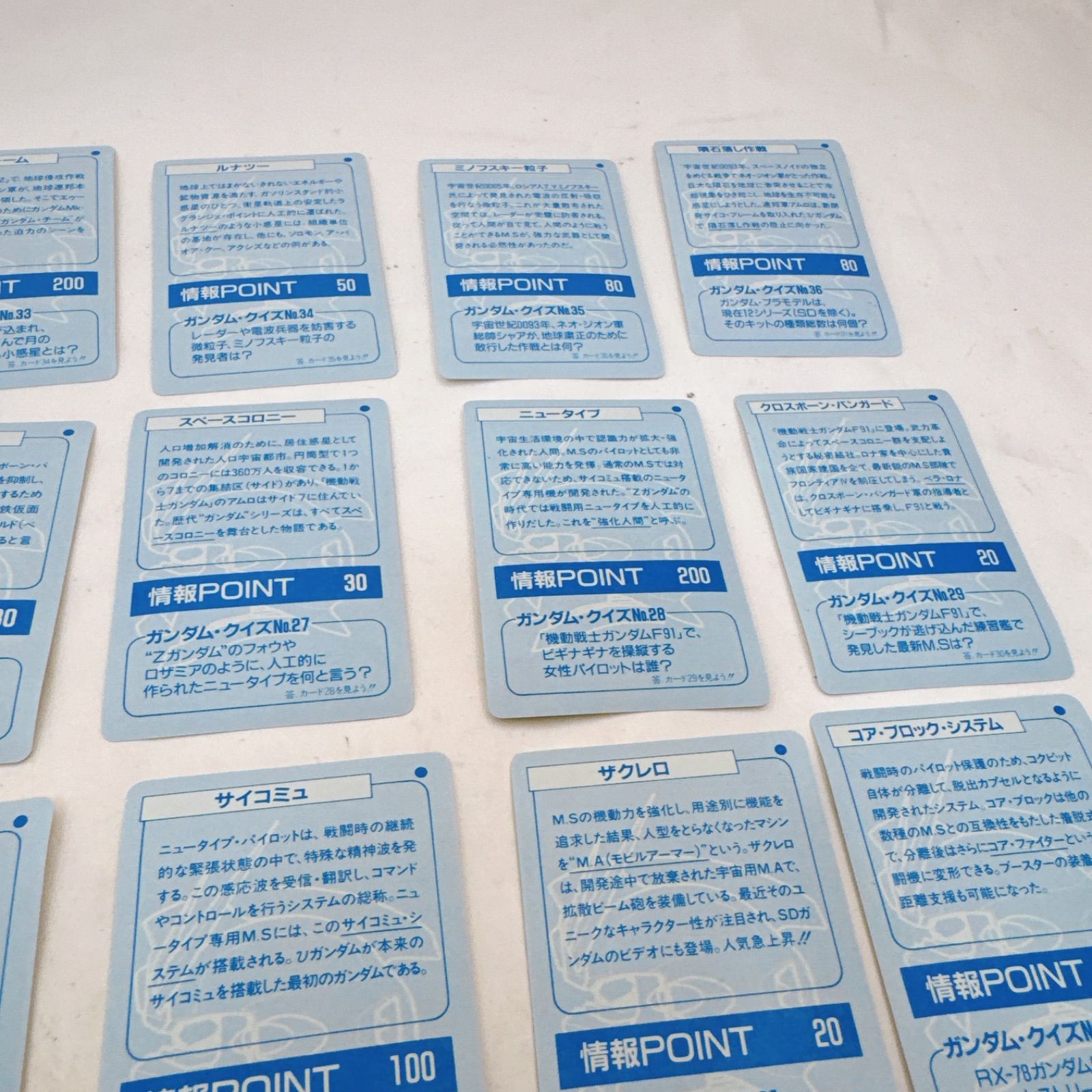 バンダイ 1991 ガンプラ購入キャンペーン ガンダム・クイズ ステッカー