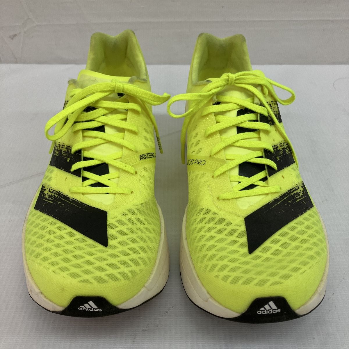 adizero ロングジャンプ イエロー 27.5 ステップシューズ袋付！