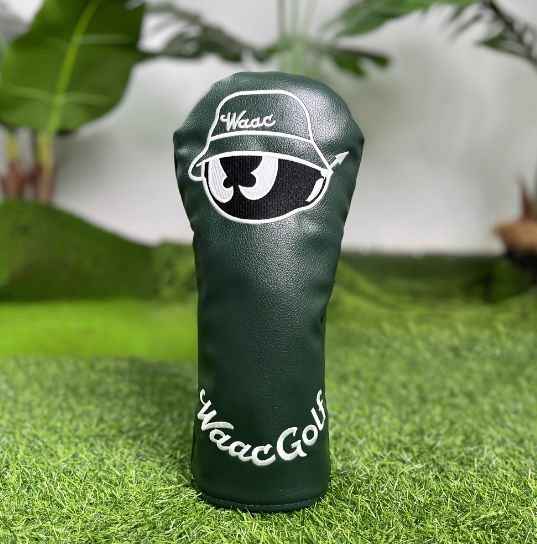 WAAC ヘッドカバー ゴルフ用 4点フルセット 男女兼用 スタイリッシュデザイン 品