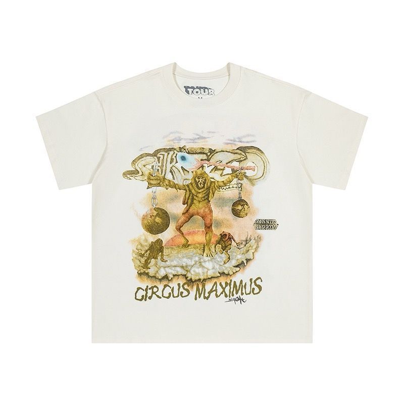 ✨美品✨Travis Scott Cactus Jack x Utopia Skeleton Soldier 半袖 Tシャツ