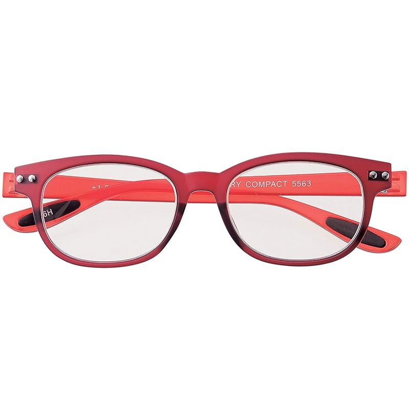 日本製 ブルーライトカットメガネ RT01 赤 ブルーライトカット+カラー