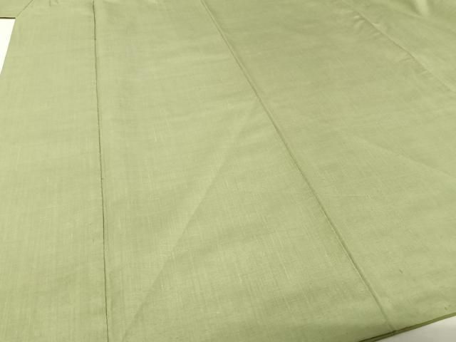 平和屋着物○結城紬 色無地 裏葉柳色 正絹 逸品 AAAV9085np - メルカリ