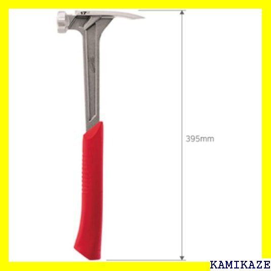 ☆便利 Milwaukee 48-22-9016 17 oz. . Milled Face Framing Hammer 2510