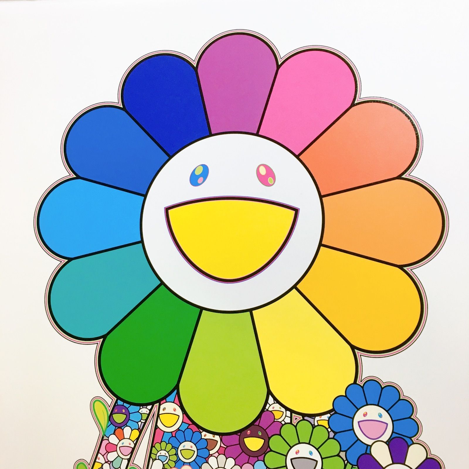 美品】村上隆☆限定100枚☆『お花の親子』☆版画☆Takashi