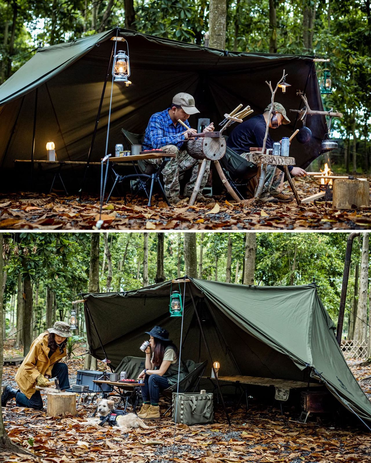 ONETIGRIS ROC SHIELD タープテント Bushcraft ROC SHIELD TCタープ