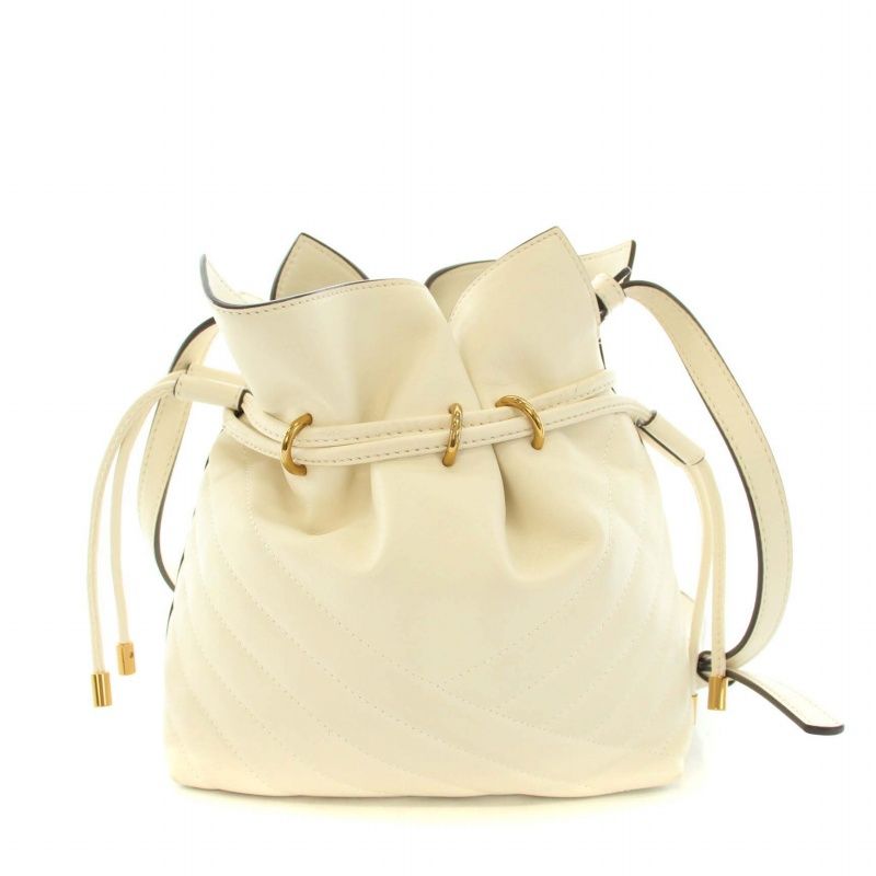 トリーバーチ TORY BURCH キラシェブロン ミニバケットバッグ 
