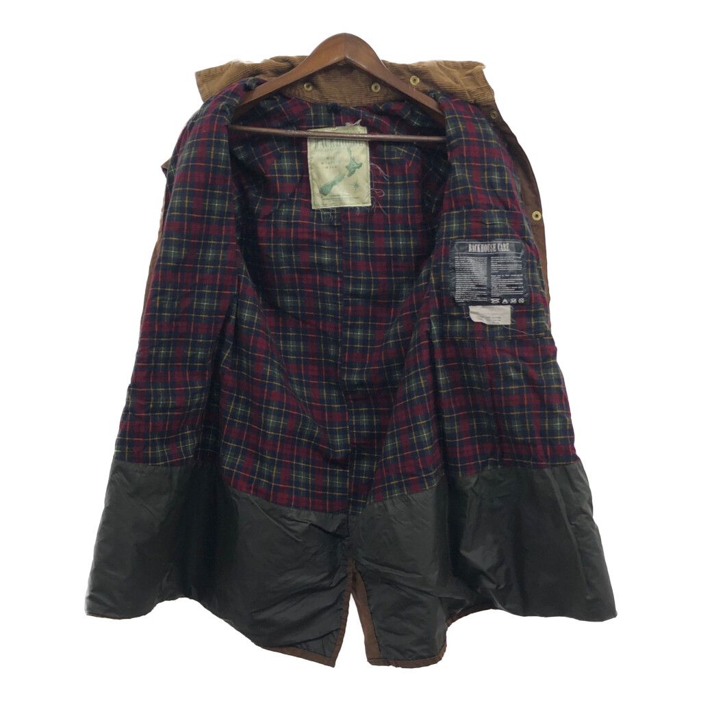 Barbour×Backhouse ストックマンズコート オイルド 90s Backhouse Barbour Oild Cotton Stockman's Riding Coat Black