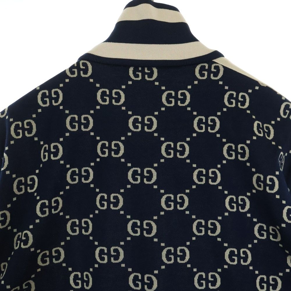 GUCCI GGジャカードコットンジャケット トラックジャケット Mサイズ GUCCI】【イタリア製】【アウター】グッチ『GGジャカード