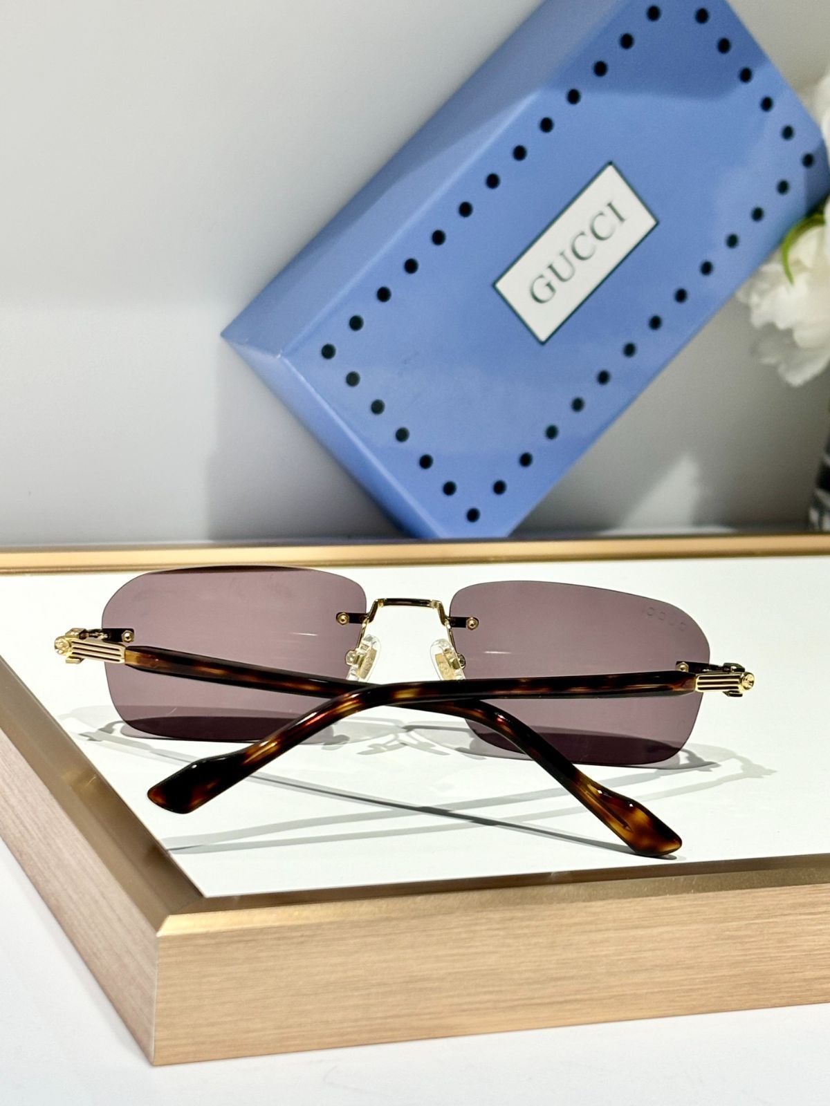 大豆田とわ子 岡田将生着用 999.9 S-145T アンティークゴールド 眼鏡