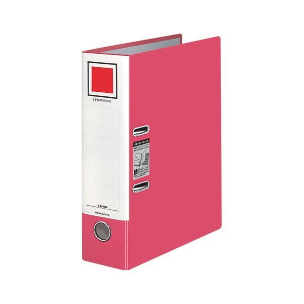 まとめ コクヨレバッチファイル A4タテ 2穴 480枚収容 48mmとじ 背幅76mm 赤 フ-AL290R 1冊 ×5セット USTAUSTRALIA_COM_AU