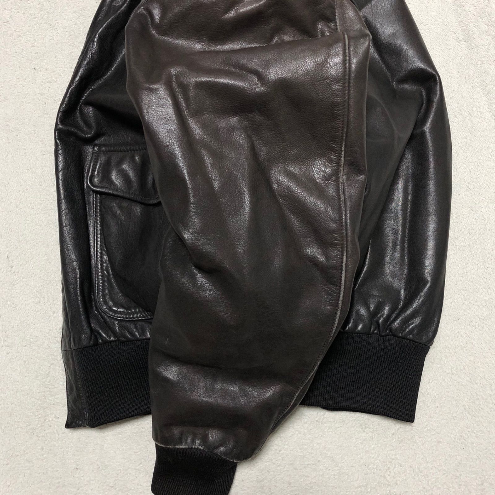 Golden Bear A-2 フライトジャケット USA製 革タグ ゴートスキン