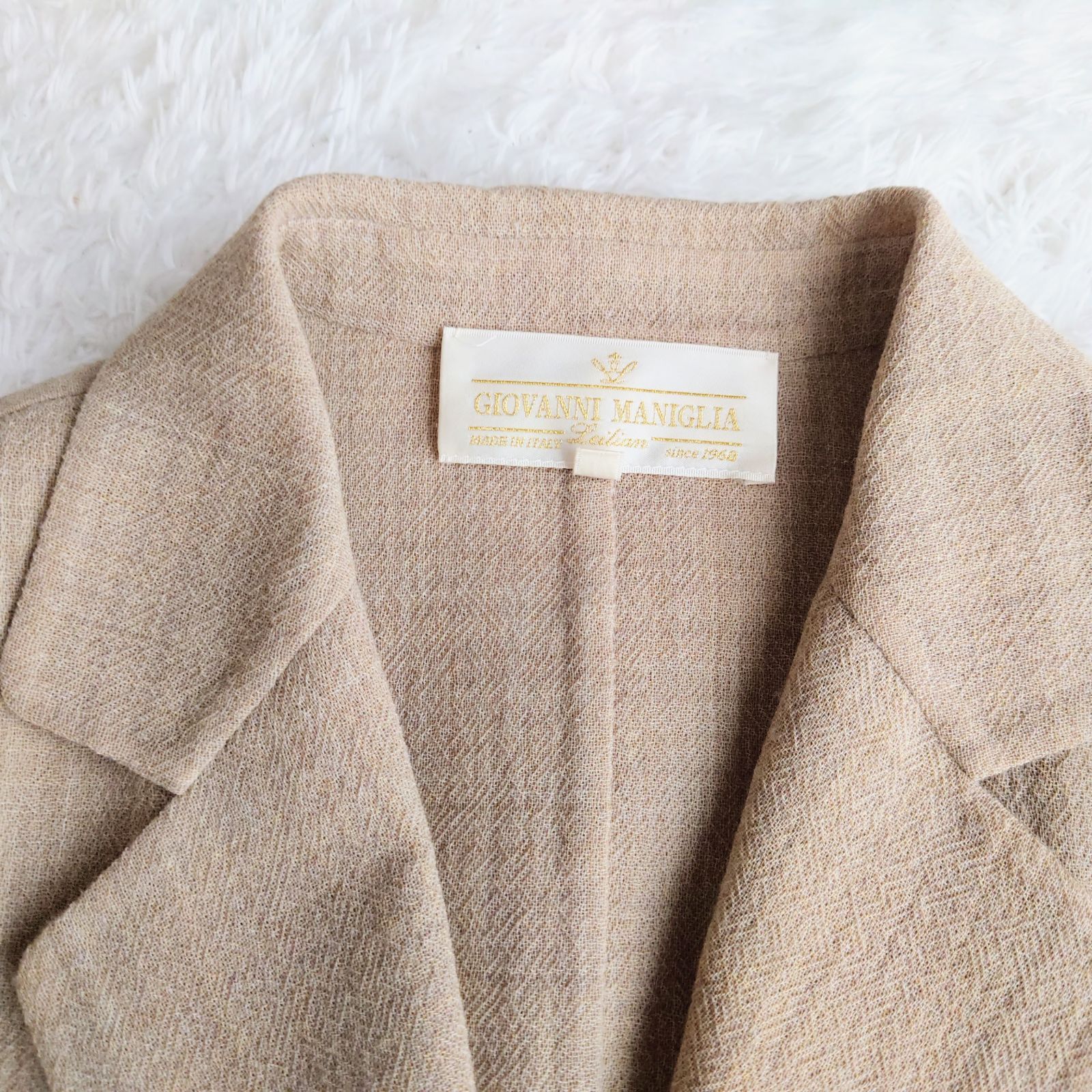 極美品 Leilian レリアン GIOVANNI MANIGLIA 高級 テーラード