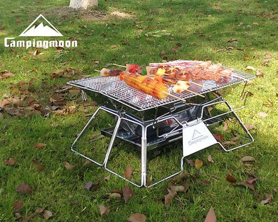CAMPING MOON 長方形型バーべキューコンロ BBQコンロ MT03