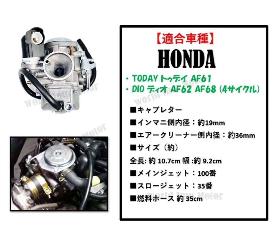 ホンダトゥデイAF61キャブレター仕様 - ホンダ