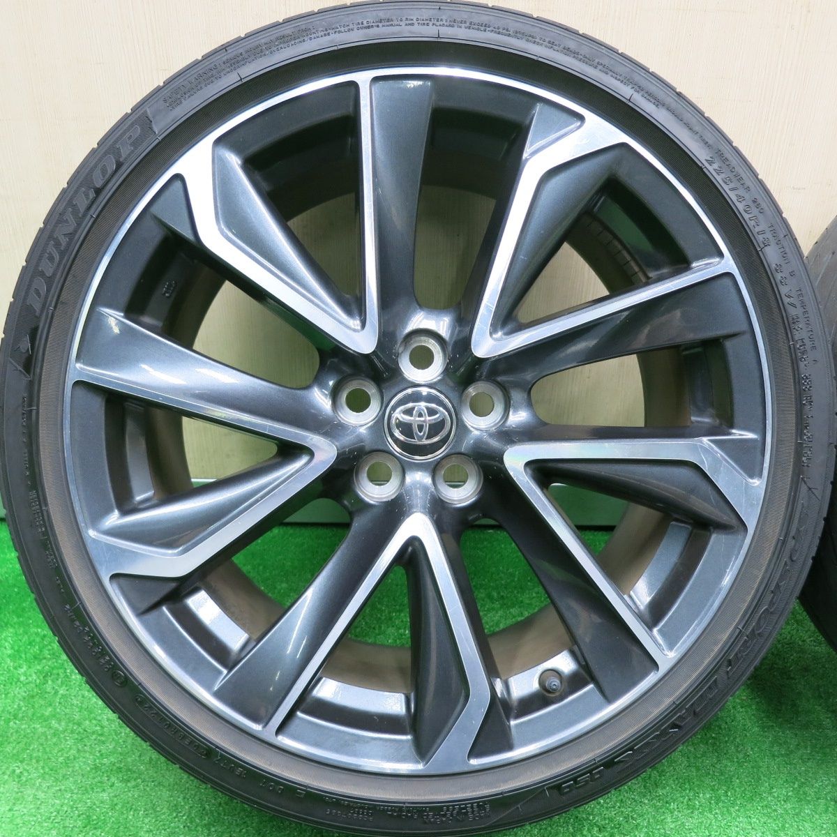 カローラスポーツ GZ 純正ホイール 4本セット 新車取り外し】カローラスポーツ 後期GZ純正18インチホイール4本