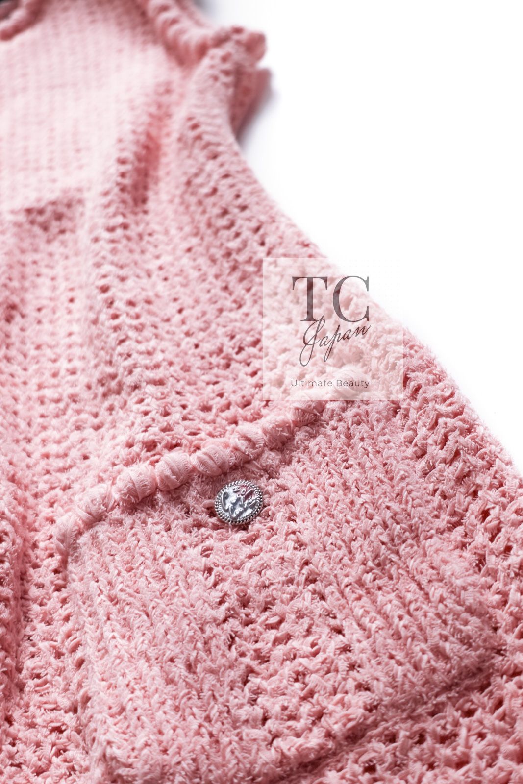 シャネル ワンピース CHANEL プリティ ピンク コットン サマー
