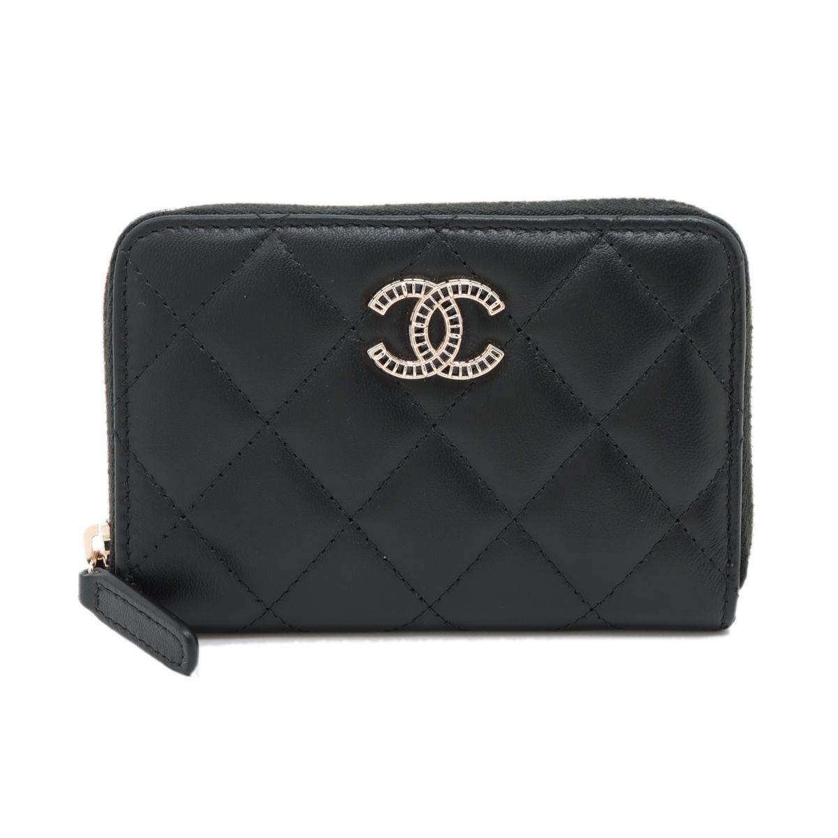 お値下げ‼︎☆最終価格です☆ シャネル　マトラッセ　コインケース　ラムスキン CHANEL シャネル マトラッセ コインケース&AirPodsケース