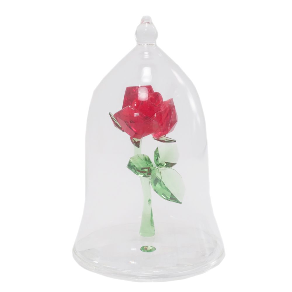 スワロフスキー　美女と野獣　ディズニー　薔薇の置物 楽天市場】スワロフスキー 魔法のバラ 美女と野獣 ディズニー