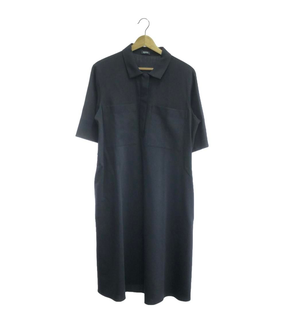 comme des garçons GIRLネイビー 半袖 ロングワンピース コムデギャルソンガール ワンピース AD2021 NH-O007 半袖 レディース