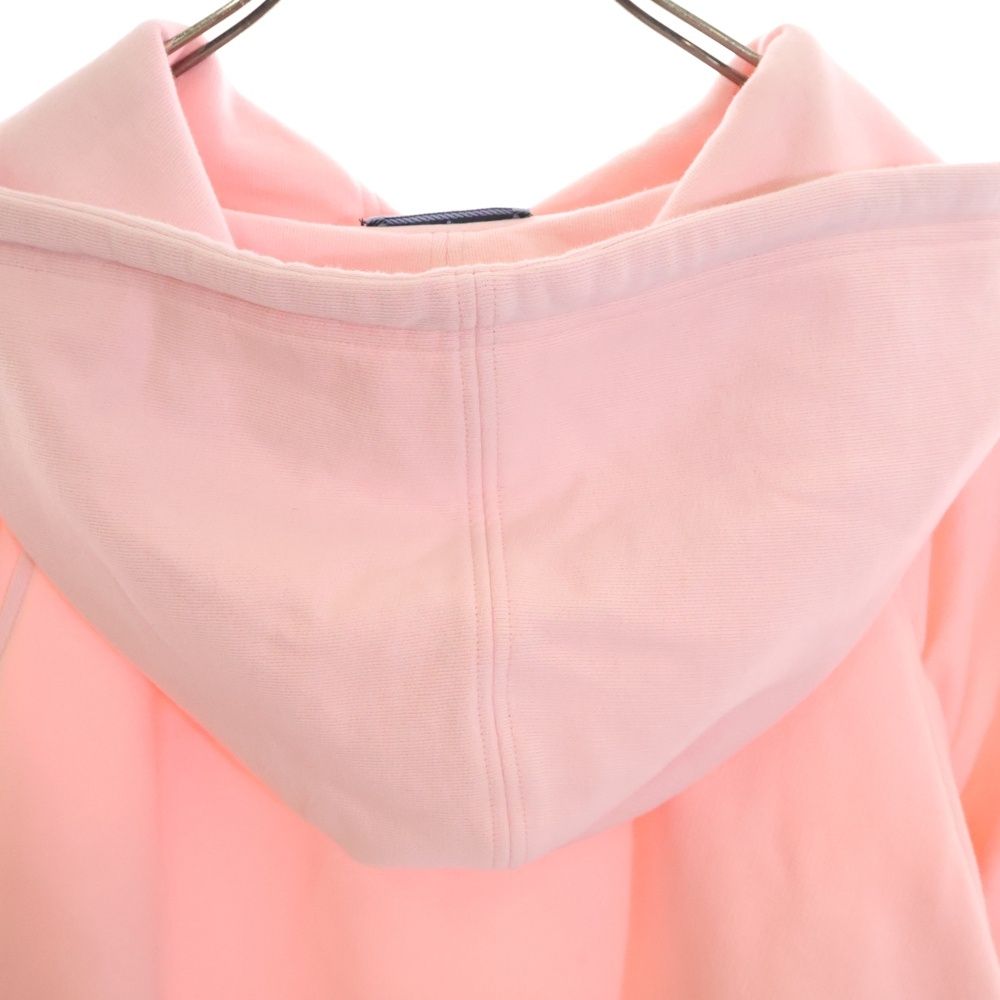 PRADA プラダ 21AW Cropped Hoodie In Pink ニット切り替え クロップド プルオーバーパーカー ピンク レディース 133637 PRADA (プラダ) 21AW Cropped Hoodie In Pink ニット切り替え