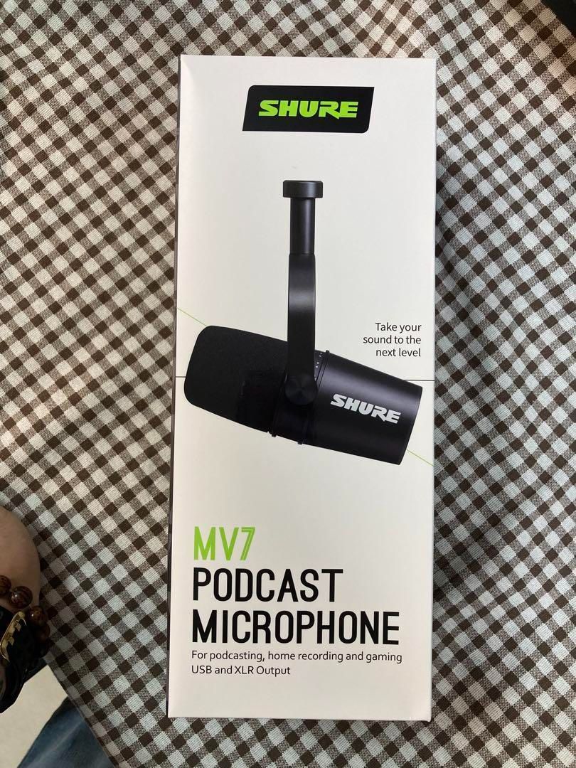 SHURE ダイナミックマイクシュア MV7 SHURE MOTIV MV7+ ブラック