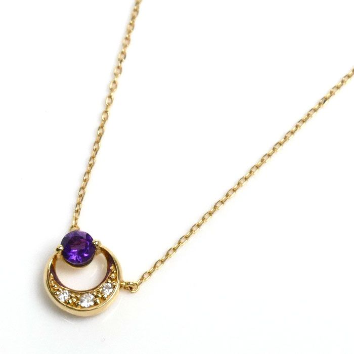 STAR JEWELRY アメジスト　ネックレス STAR JEWELRY スタージュエリー K18YG イエローゴールド アメシスト