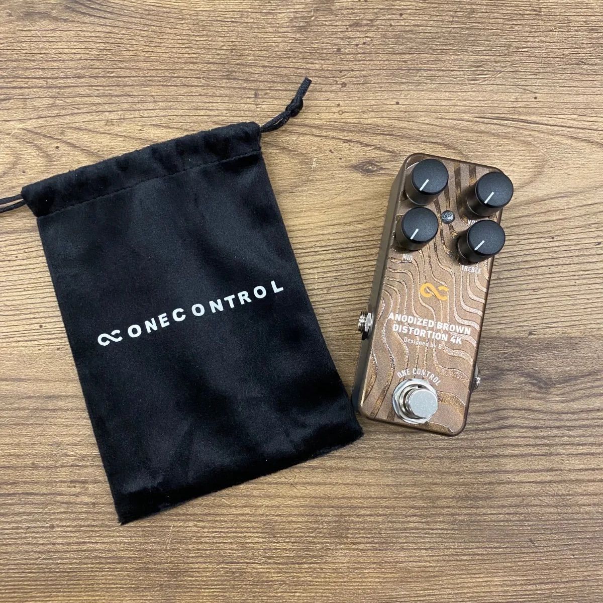 新品】One Control ANODIZED BROWN DISTORTION 4K / a49179【箱付き