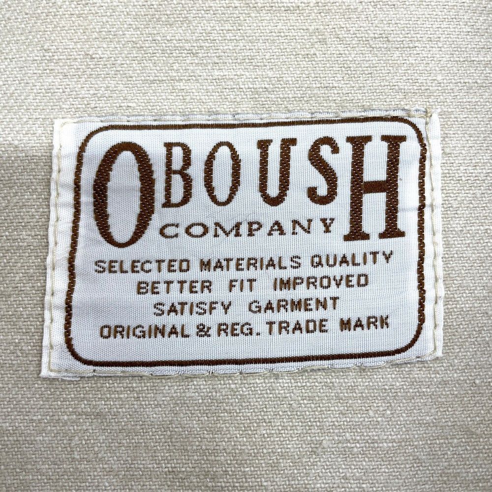 OBOUSH フィッシャーマンスモック プルオーバー M アイボリー
