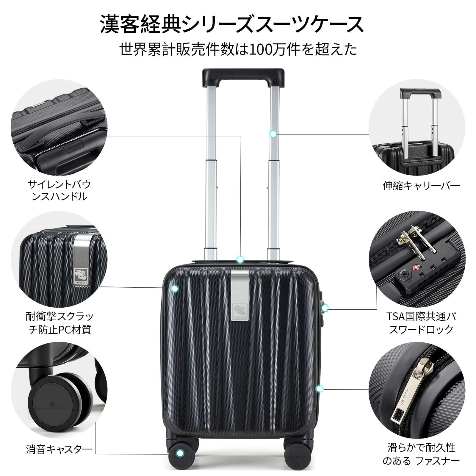 【１泊2日】SS 超軽量　スーツケース キャリーケース　機内持ち込み可能サイズ スマートバード スーツケース 機内持ち込み SS 超軽量 キャリー
