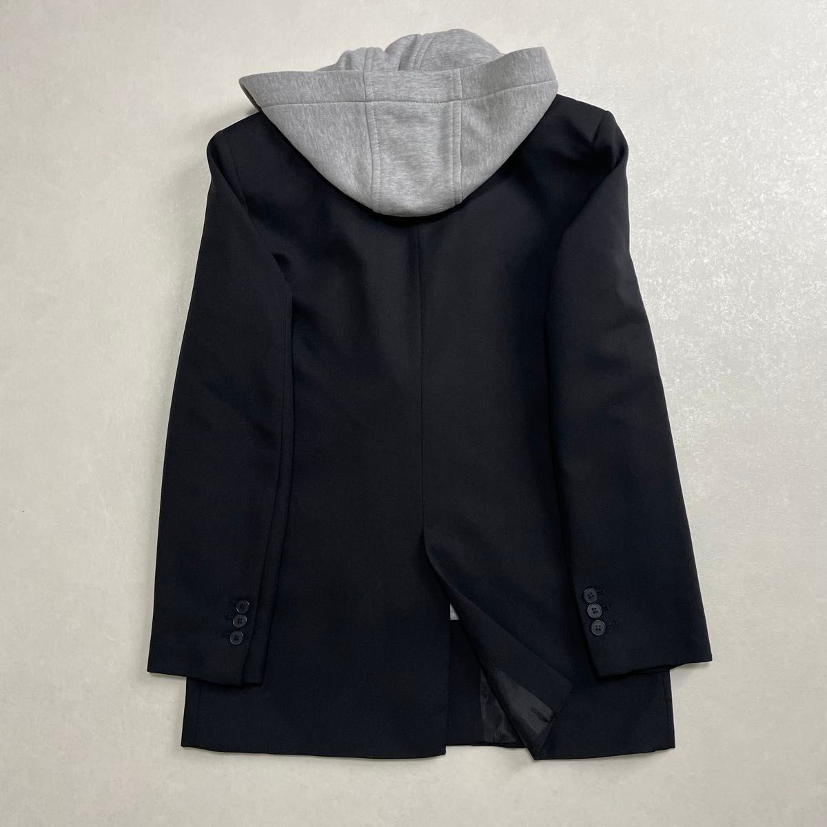 【極美品】ZARA ザラ　完売品コンビブレザーフード　ブラック　S 美品 ZARA ザラ 完売品 コンビブレザーフード ブラック S - メルカリ