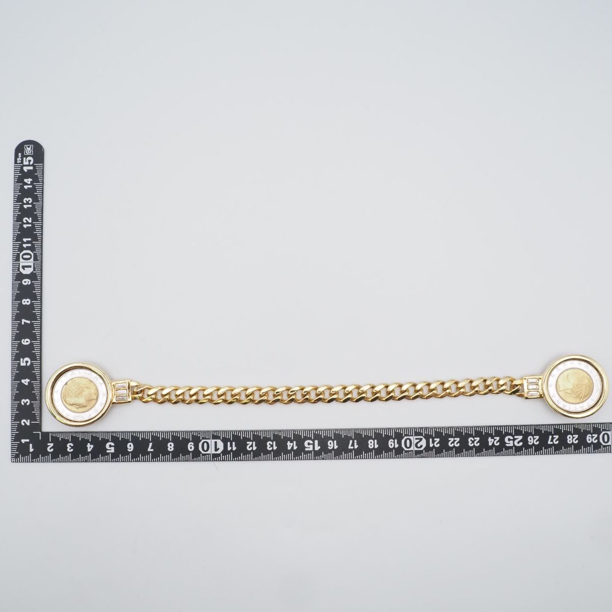 F087 ブローチ コイン ITALIANA REPVBBLICA イタリア共和国 喜平 キヘイチェーン ゴールド デザイン コスチュームジュエリー FORTGASGNV_COM_BR