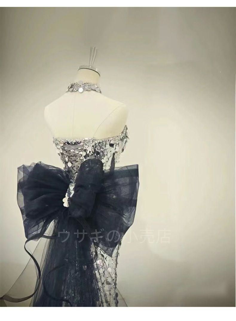 スパンコール マーメイドドレス