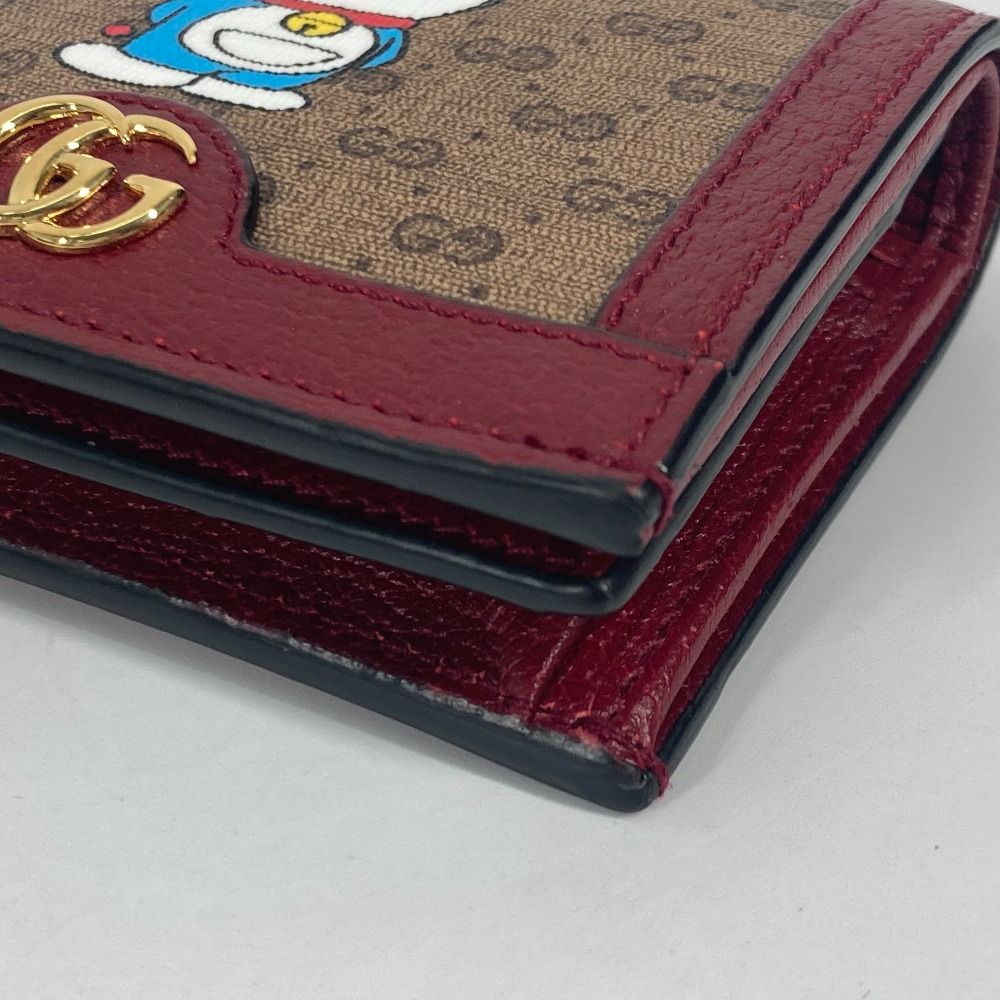 GUCCI グッチ 2つ折り財布 ドラえもん コラボ 647788 GGスプリーム