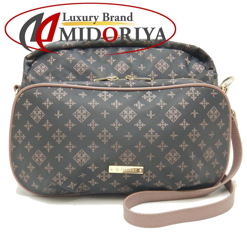 未使用　完売品　ラシット　3SETBAG GRAY PINK 数量限定品 ラシット russet ナイロン ショルダーバッグ ナイロン グレー ピンク