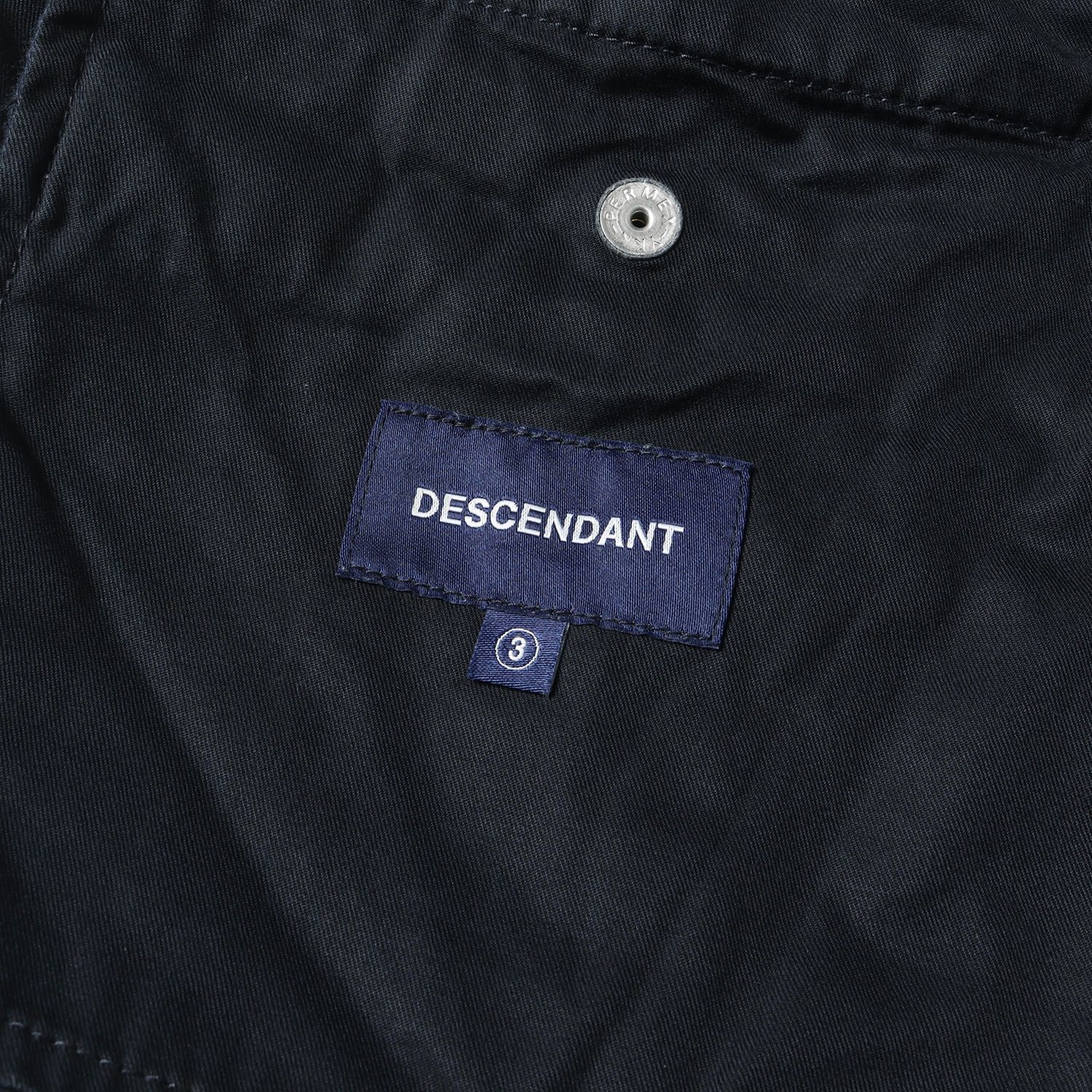 DESCENDANT ディセンダント パンツ サイズ:3 21SS コットンツイル カーゴ ビーチショーツ SHORE CARGO BEACH  SHORTS ネイビー 紺 ボトムス イージー ショートパンツ ブランド カジュアル