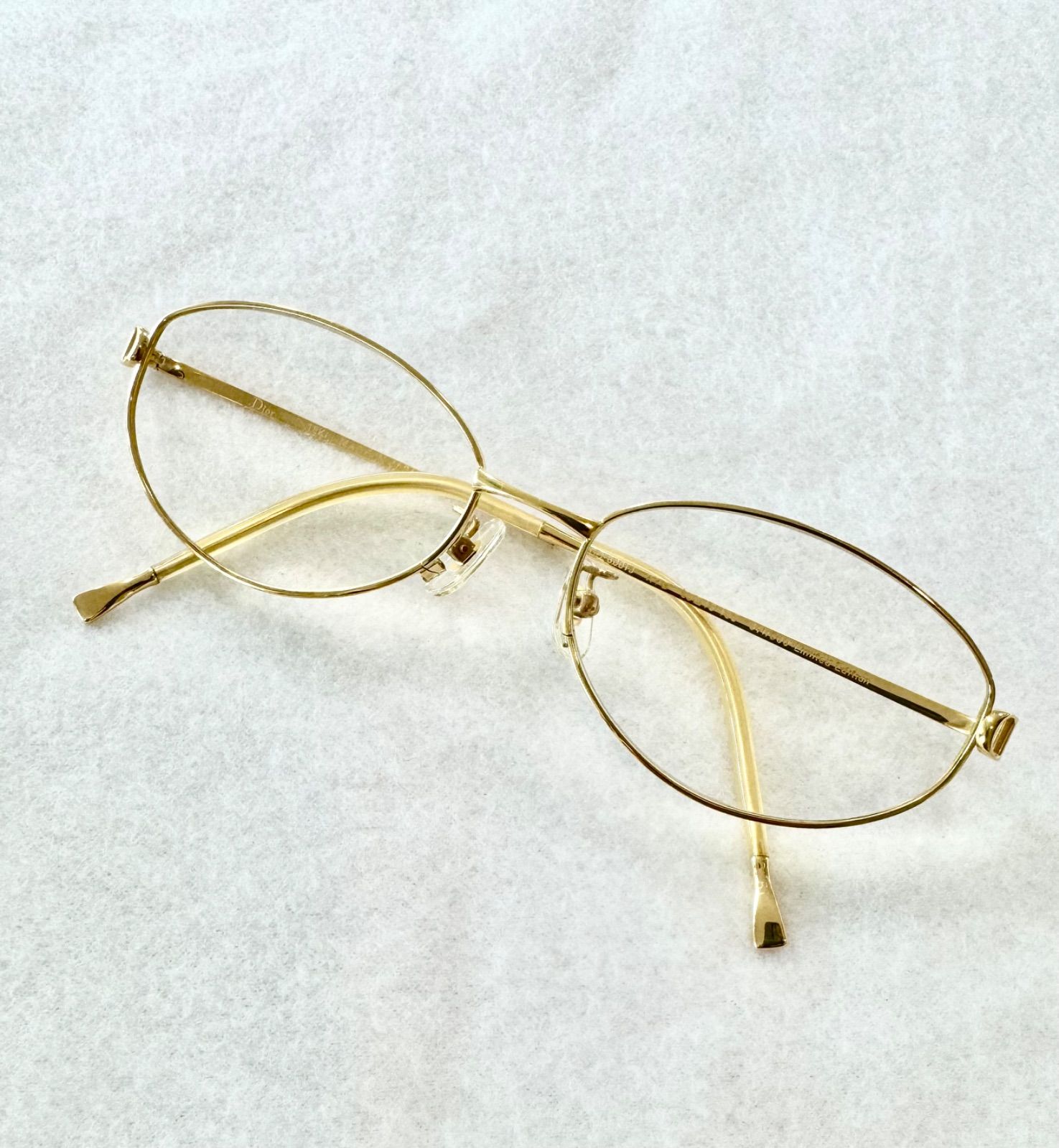 希少】Dior K18金無垢 眼鏡 クリスチャンディオール - メルカリ