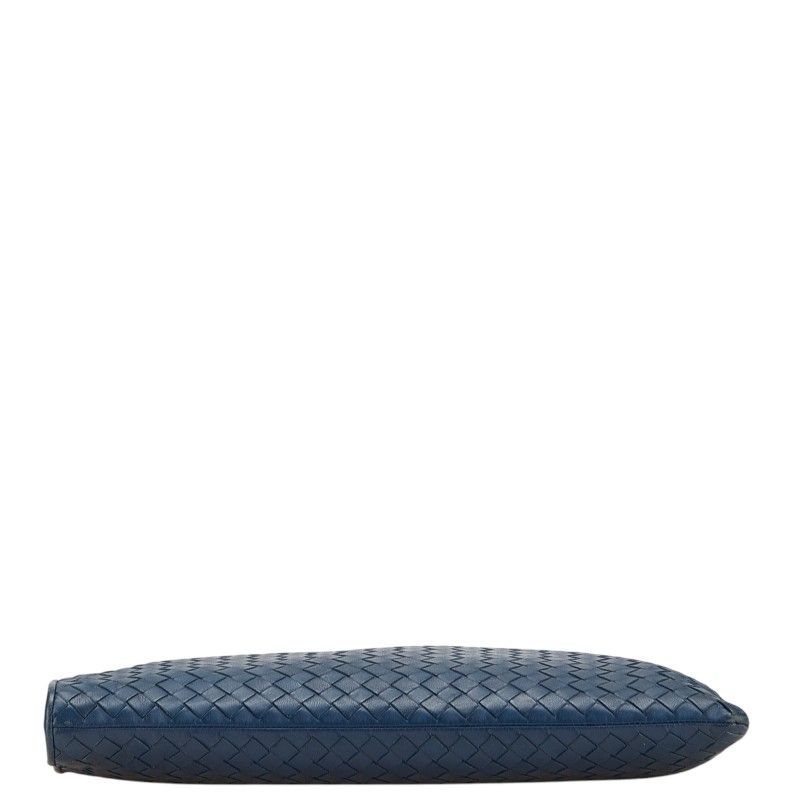 ボッテガヴェネタ イントレチャート ネイビー レッド レザー メンズ