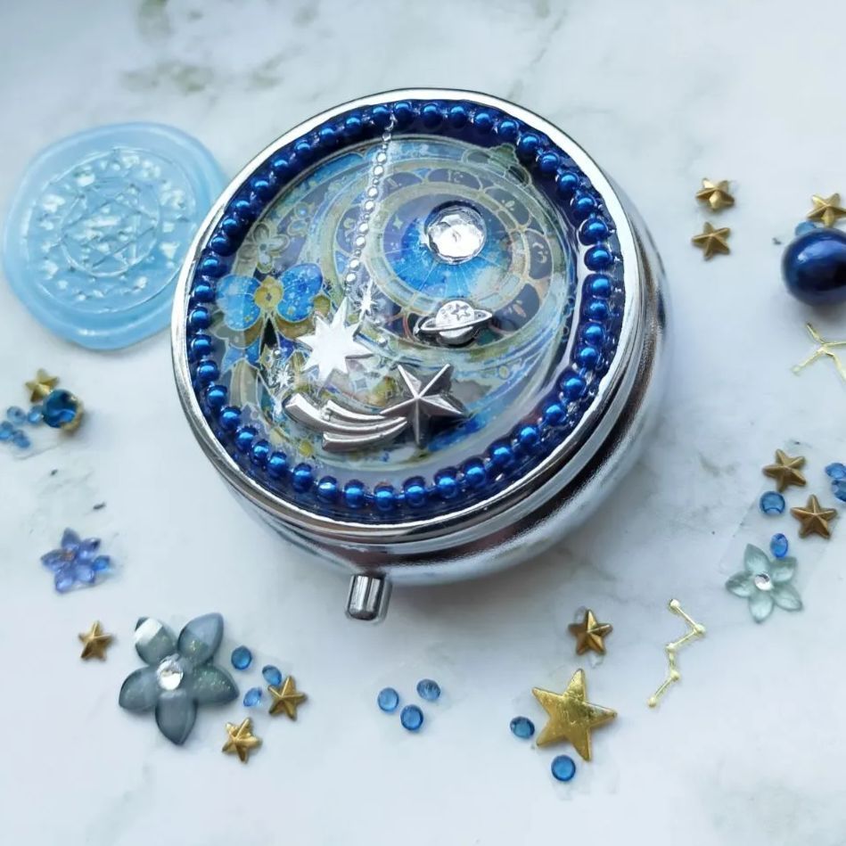 「ルゥシィさん専用」ハンドメイド レジン トイプードル ピルケース ルゥシィさん専用」ハンドメイド レジン トイプードル