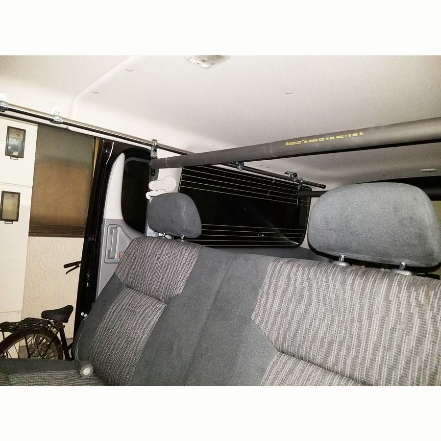 NAMINORIKOZOU NV350 キャラバン GX サイドバー-スライドバー2本セット 2.2M サーフボード スノーボード 脚立 ルーフインナーバー ラゲッジレール BRIGHTFACE_UK