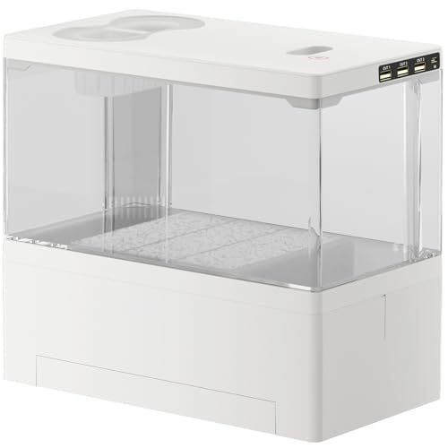 滝の流れるアクアテラリウムpart3 15cmキューブ水槽 滝の流れるアクア