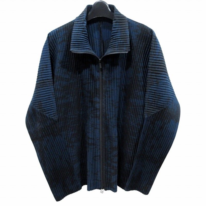 イッセイミヤケメン ISSEY MIYAKE MEN プリーツ加工 ジャケット