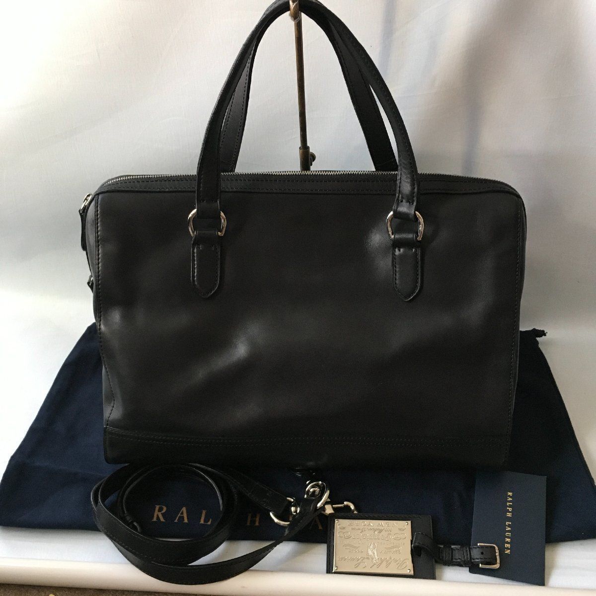 【美品】POLO RALPH LAUREN　ビジネスカバン 美品 POLO RALPH LAURENポロラルフローレン レザー ビジネス