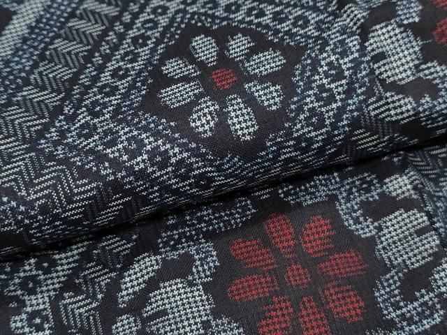 平和屋着物●本場大島紬　龍郷絣　菱花文　正絹　逸品　CAAS0368th 平和屋着物○本場大島紬 龍郷絣 菱花文 正絹 逸品 CAAS0368th - メルカリ