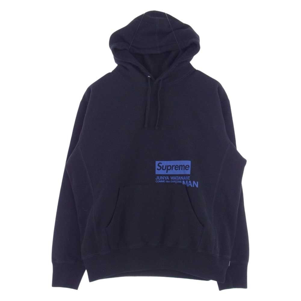 Supreme シュプリーム パーカー 21AW JUNYA WATANABE COMME des GARCONS MAN ジュンヤワタナベ コムデギャルソン Hooded Sweatshirt スウェット パーカー ブラック系 M