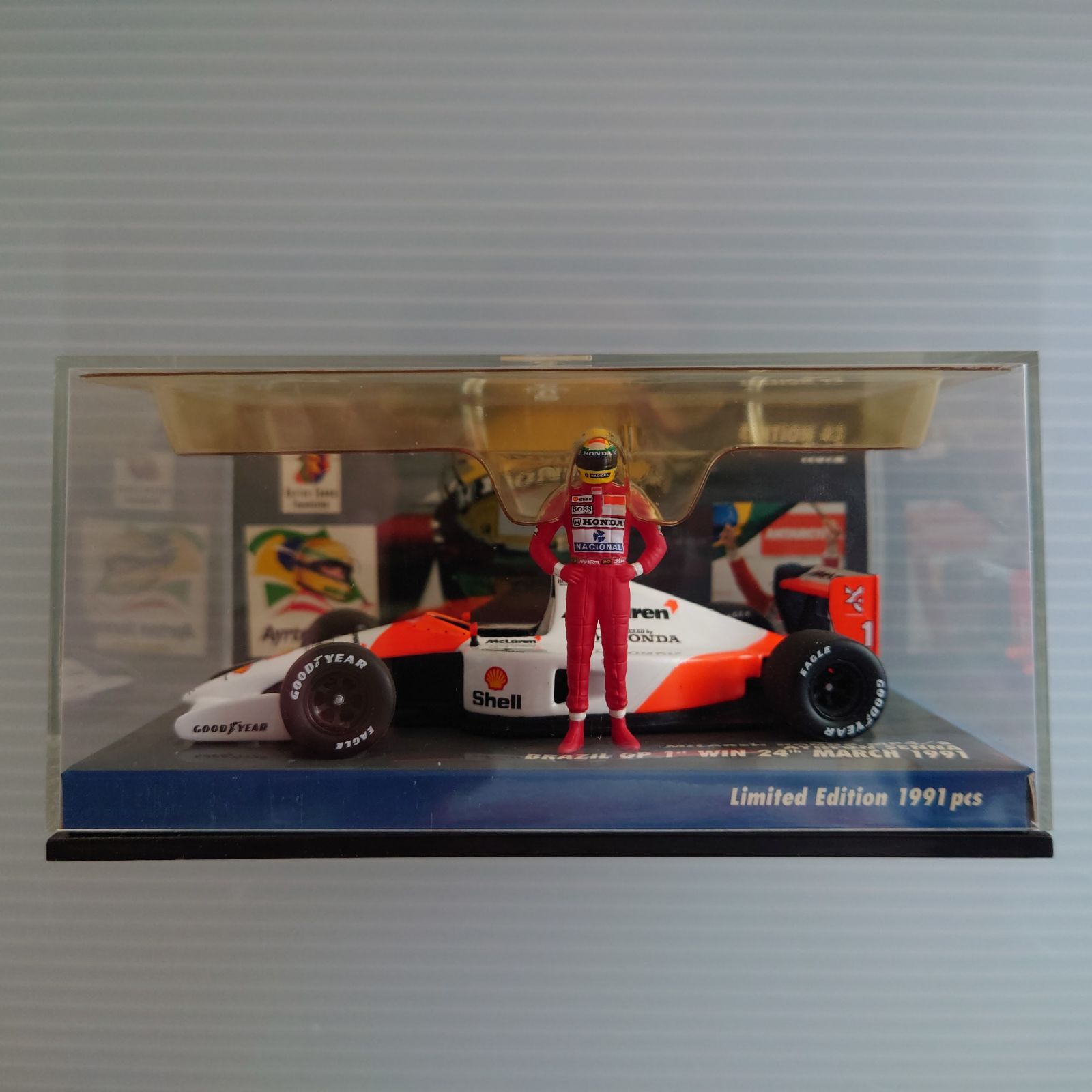 1/43 マクラーレンホンダ MP4/6 アイルトン・セナ展限定 2台セット 