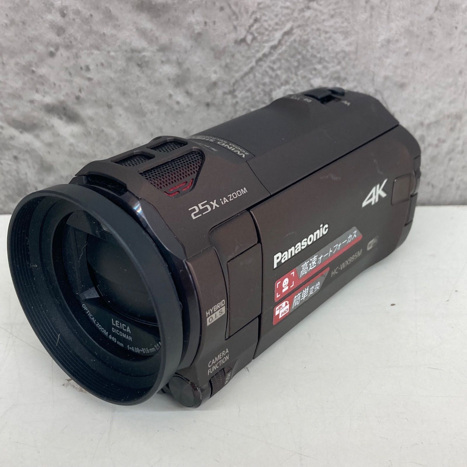 Panasonic パナソニック デジタルハイビジョン ビデオカメラ HC-WX995M ハンディカム 4K